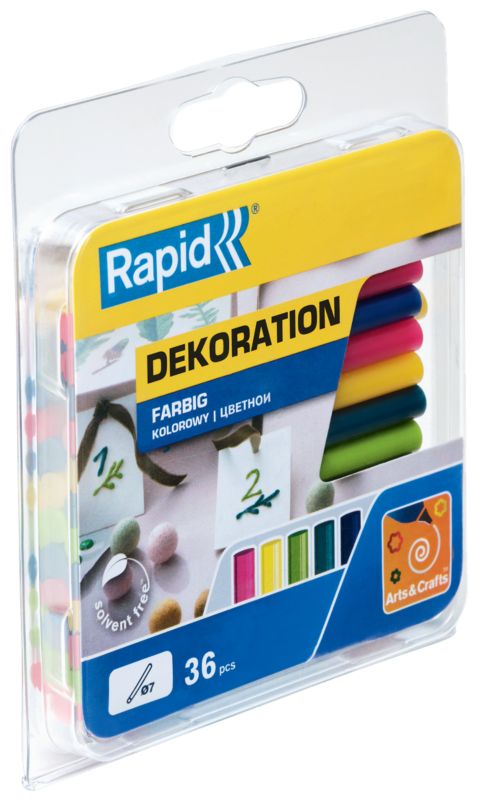 Rapid farvet lim 115 g, Ø 7 mm, mix 2
