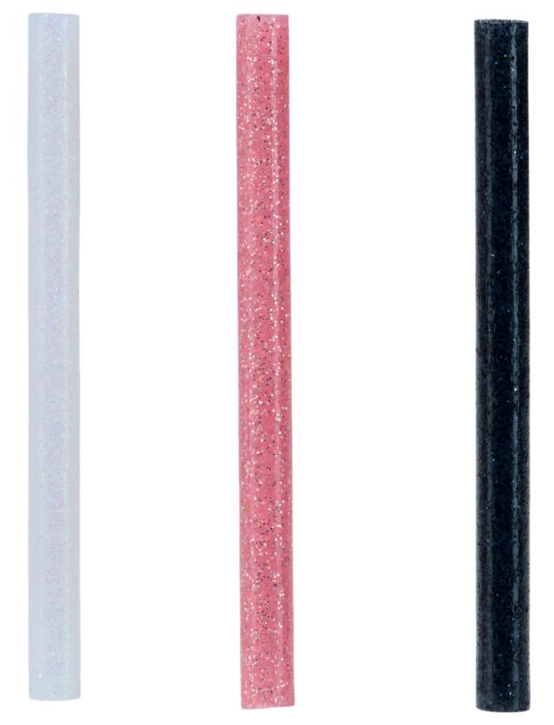 Rapid farvet glitterlim 115 g, 7 mm diameter, mix 1