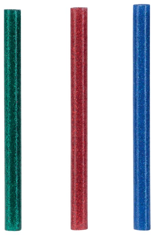 Rapid farvet glitterlim 115 g, 7 mm diameter, mix 2