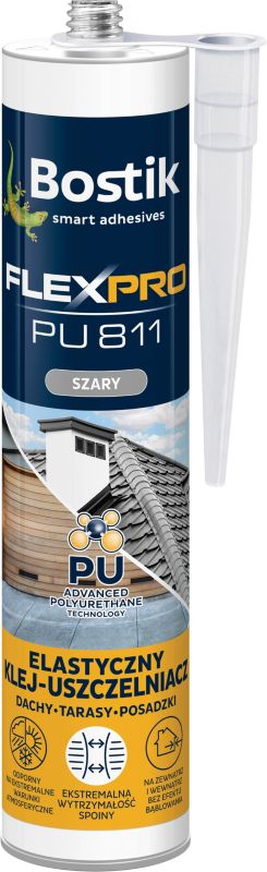 Bostik Flexpro PU 811 monteringslim grå 300 ml