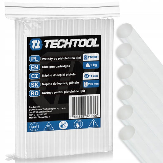 TECHTOOL varm limstænger 1 sæt