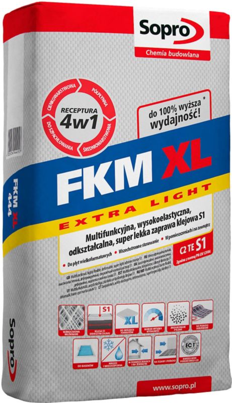 Sopro Ultralet FKM XL fleksibelt fliseklæb 15 kg