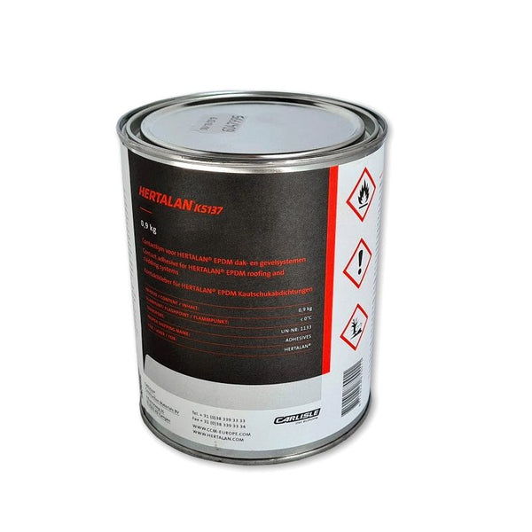 Kontaktlim til EPDM-membran 0,9 kg Sort