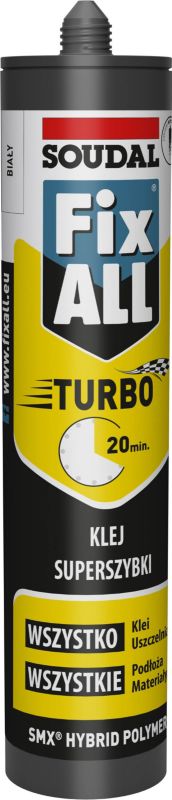 Soudal Fix All Turbo lim 290 ml hvid