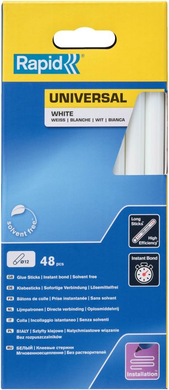 Universallim Rapid 880 g, Ø 12 mm, hvid