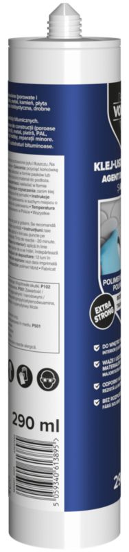 Volden transparent tætningslim 290 ml