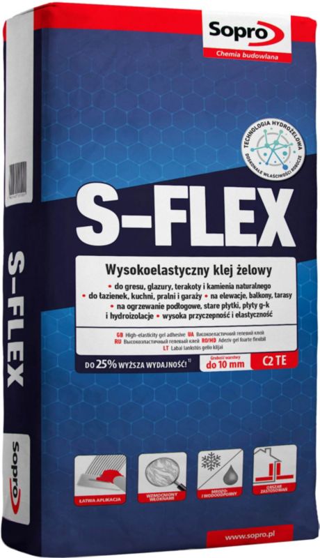 Sopro S-Flex høj-elastisk hydrogel-klæber grå