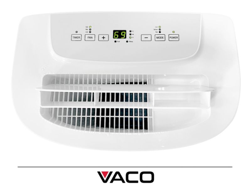 Bærbar 3-i-1 klimaanlæg med WiFi VACO 16000BTU - 1 stk