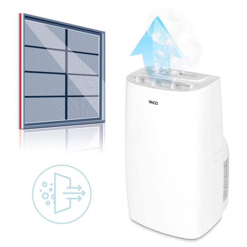 Bærbar 3-i-1 klimaanlæg med WiFi VACO 16000BTU - 1 stk