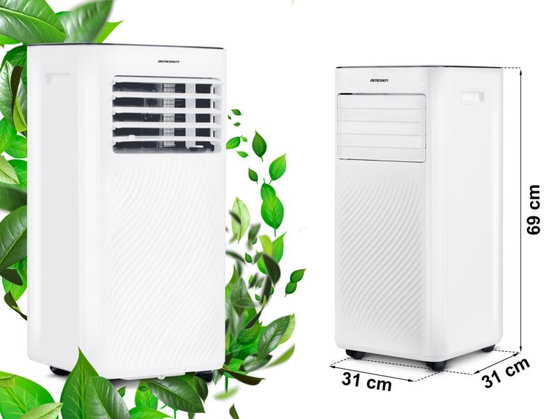 Berdsen BD-582 bærbar klimaanlæg og affugter 2,6 kW 24 l/24 t 9000 BTU WiFi 1 stk.