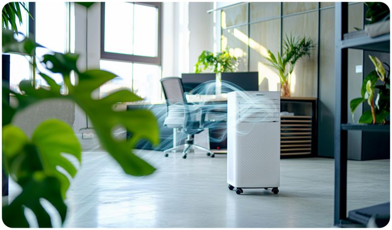 Berdsen BD-582 bærbar klimaanlæg og affugter 2,6 kW 24 l/24 t 9000 BTU WiFi 1 stk.