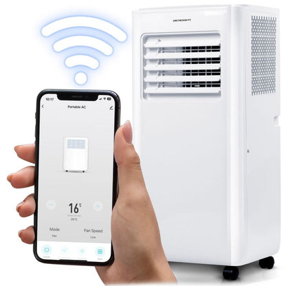 Berdsen bærbar klimaanlæg med affugter 26 l/24 t WiFi Tuya Smart 10000 BTU 1 stk.