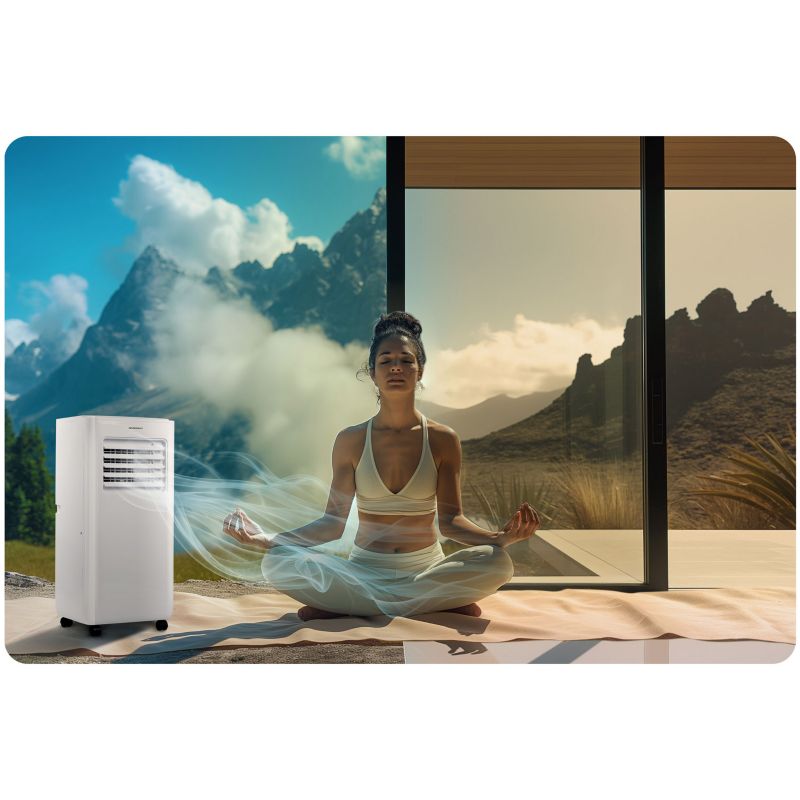 Berdsen bærbar klimaanlæg med affugter 26 l/24 t WiFi Tuya Smart 10000 BTU 1 stk.