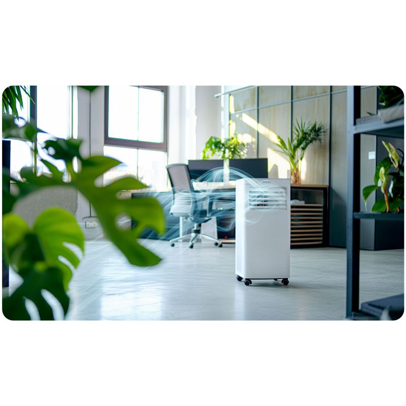 Berdsen bærbar klimaanlæg med affugter 26 l/24 t WiFi Tuya Smart 10000 BTU 1 stk.