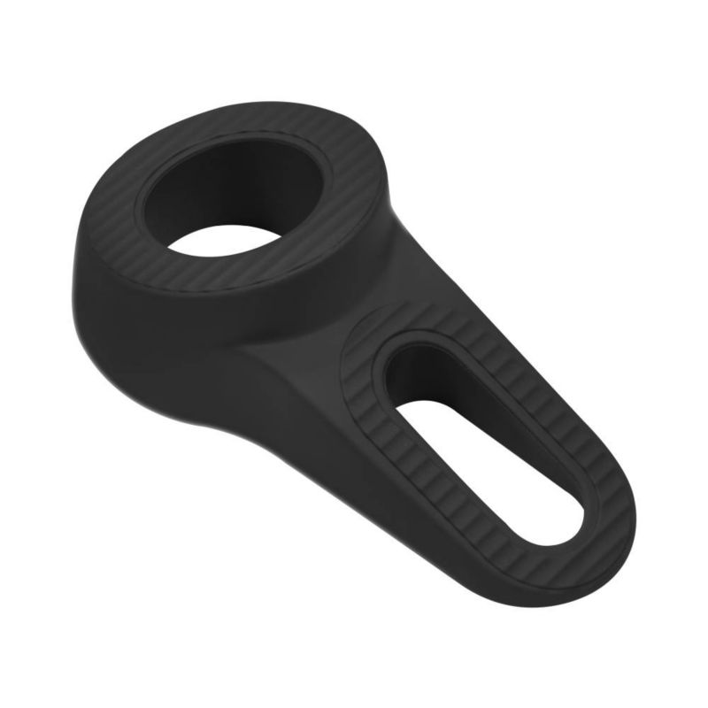 Dørstopper 120 x 38 mm Sort Gummi | 5901912832015