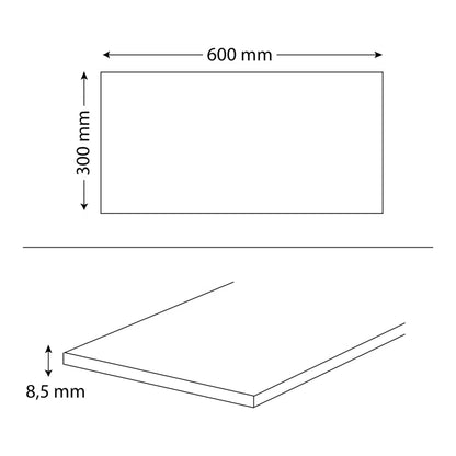 Klinkierflise Tixxis 30x60 cm Grå 1,44 m²