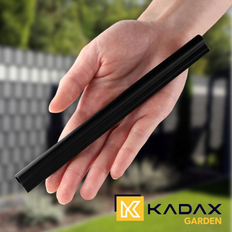 KADAX klips til havehegnsbånd i sort, 2 stk.