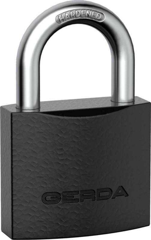 Gerda 30 mm hængelås med støbejernsramme