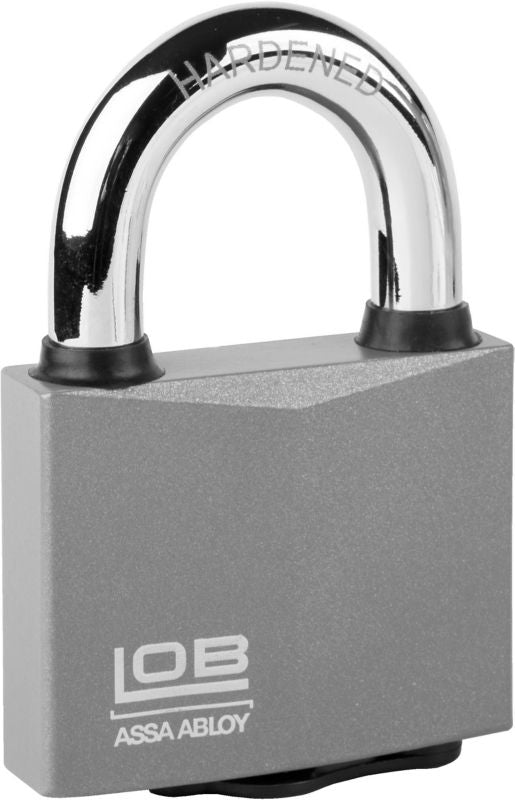 Hængelås med bøjle LOB 66 mm ZnAl granit