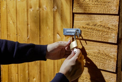 Smith & Locke hængelås i messing 38 mm