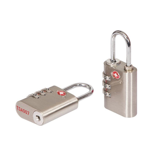 Smith & Locke TSA kombinationslås i aluminium 30 mm, 2 stk.