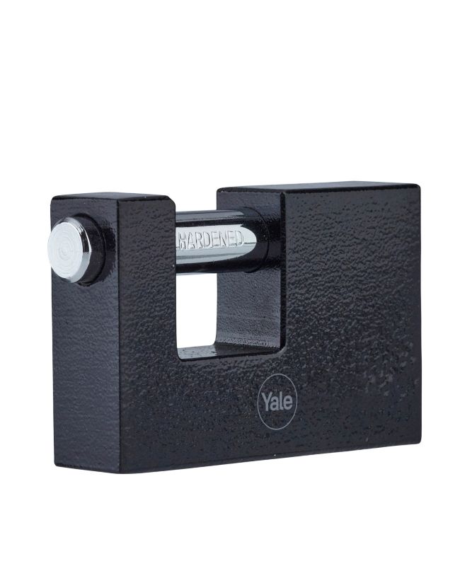 Yale sort støbejernslåsecylinder 90 mm