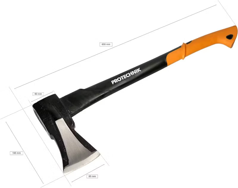 Kløveøkse med Kile 2 kg Glasfiber