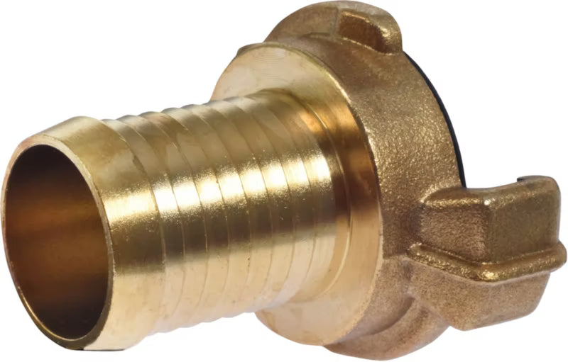 Klokobling til Slange 1" 25 mm Messing