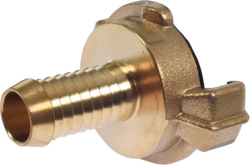 Klokobling til Slange 5/8" 15 mm Messing