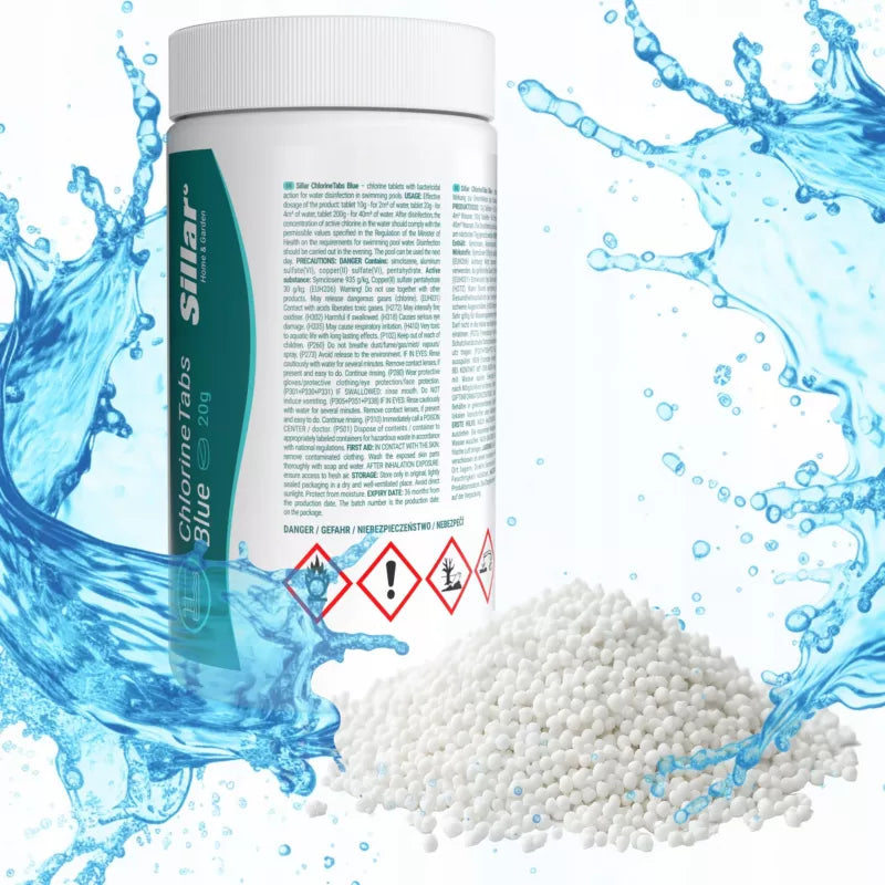 Klor Granulat Chok 1 kg og Klortabletter 1 kg Sæt