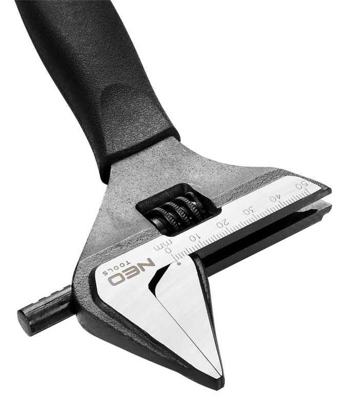 Justerbar skruenøgle Neo 250 mm med justeringsområde 0-50 mm