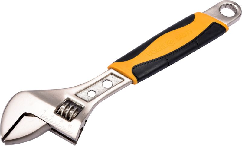 Vorel justerbar skruenøgle med plastikgreb 300 mm