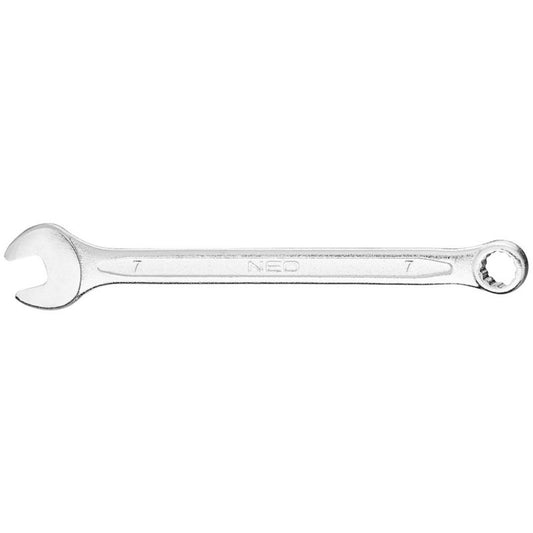 Fladskaftet ring- og skruenøgle NEO TOOLS 7 x 110 mm, 1 stk.