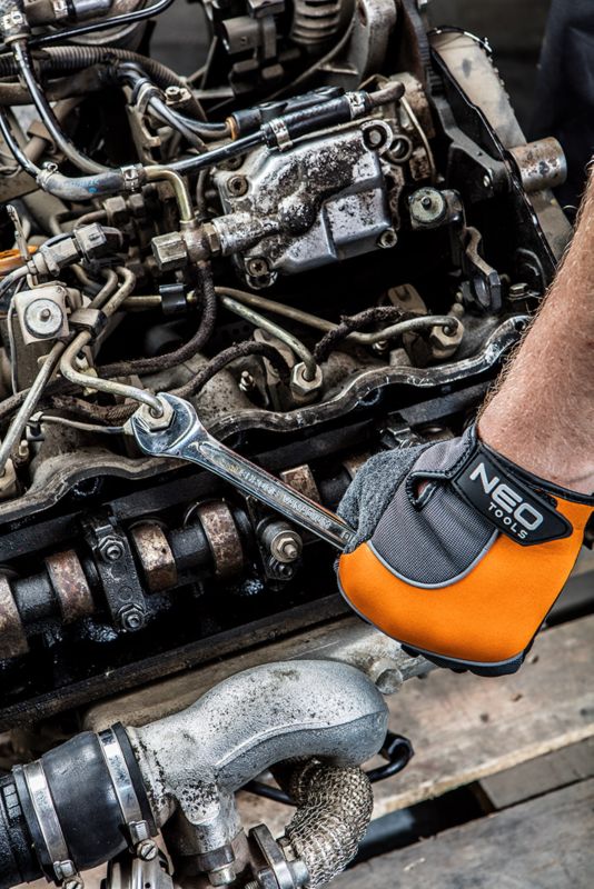 Neo Tools kombinationsnøgle med sekskantet øje 7 x 110 mm, 1 stk.