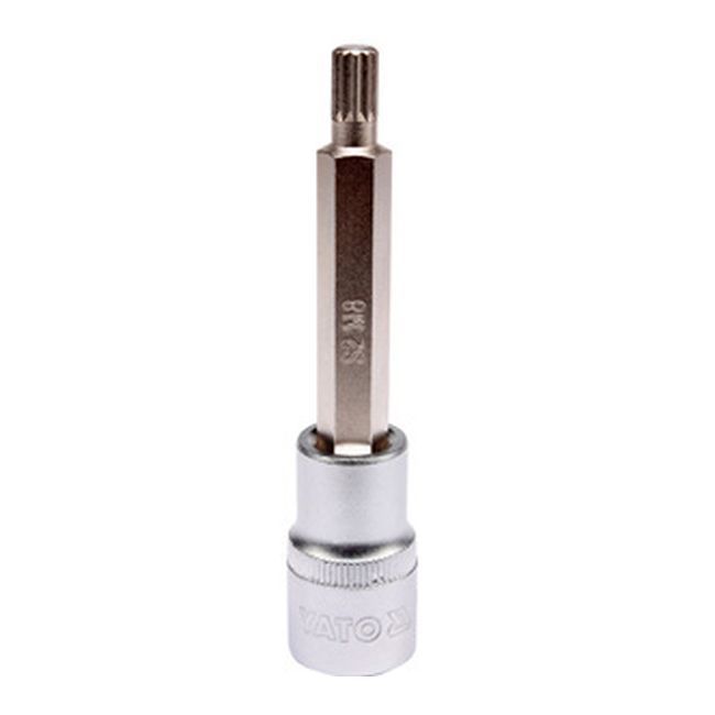 Yato spline-indsatsnøgle 1/2" M8 L = 100 mm