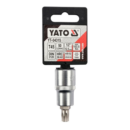 Yato Torx 1/2" T45 55 mm stiftnøgle
