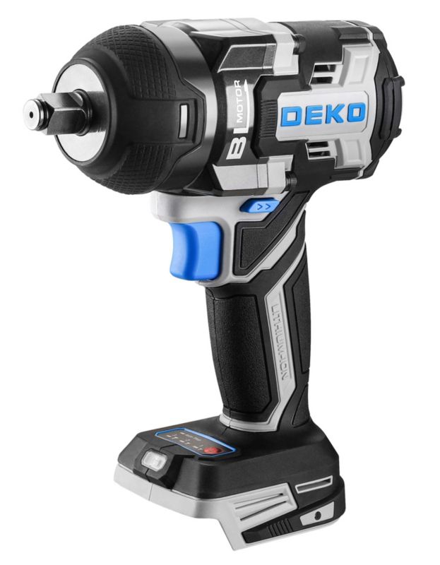 DEKO akku slagnøgle uden kul 800 Nm 20 V 1 stk.