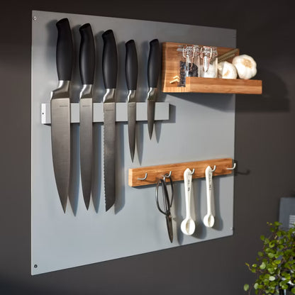 Knivmagnet Pecel 33,5 cm Grå