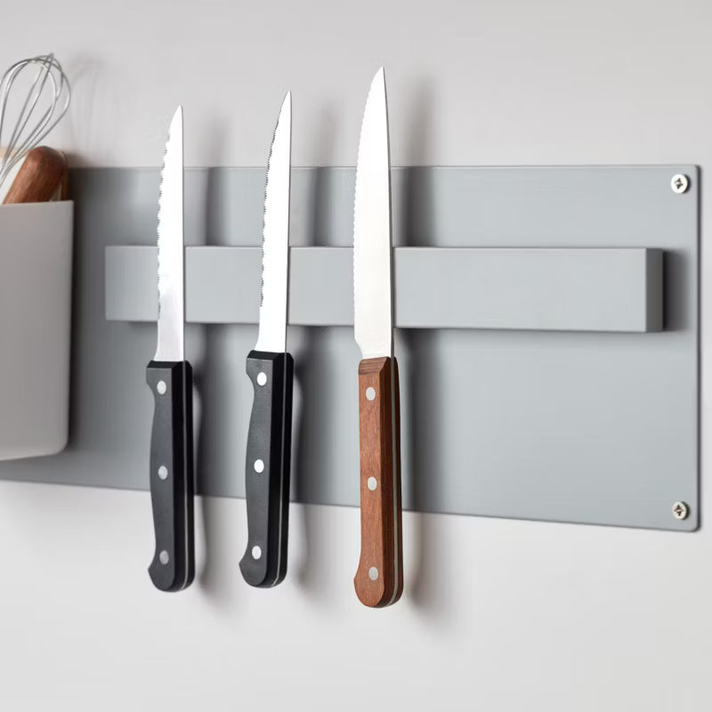 Knivmagnet Pecel 33,5 cm Grå