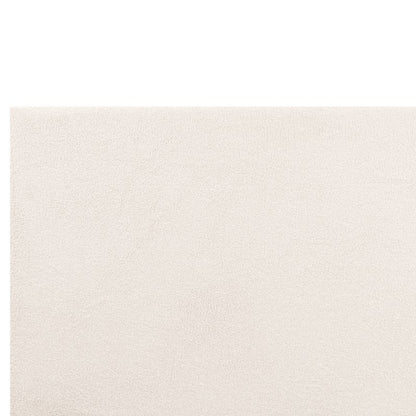 Polstret Seng Boucle Albi 140x200 cm Hvid