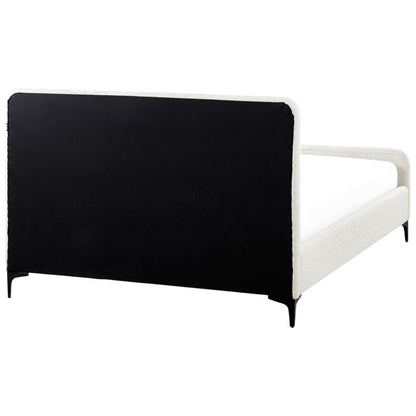 Senge Boucle Lunan 140x200 cm Hvid