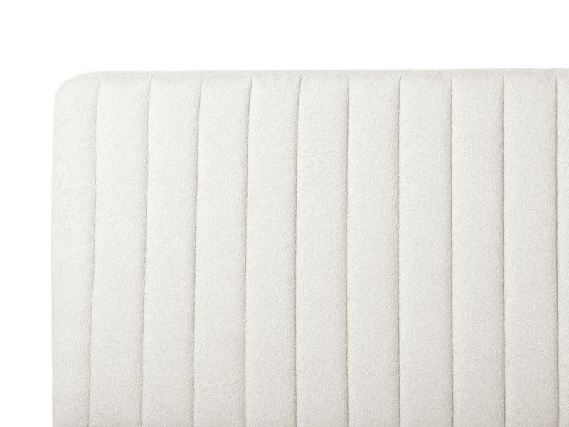 Senge Boucle Lunan 140x200 cm Hvid