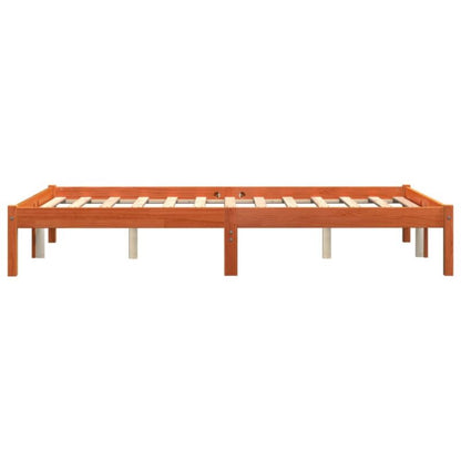 Træseng 140x200 cm Brun WM-844857