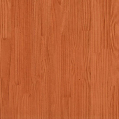 Træseng 140x200 cm Brun WM-844857