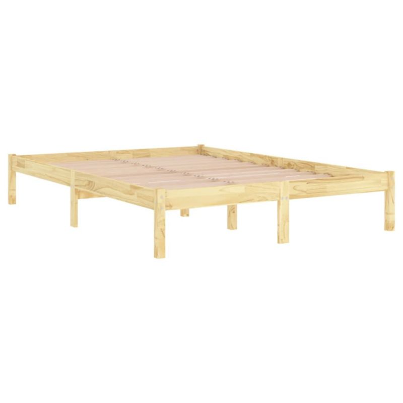 Træseng 160x200 cm Brun WM-810027