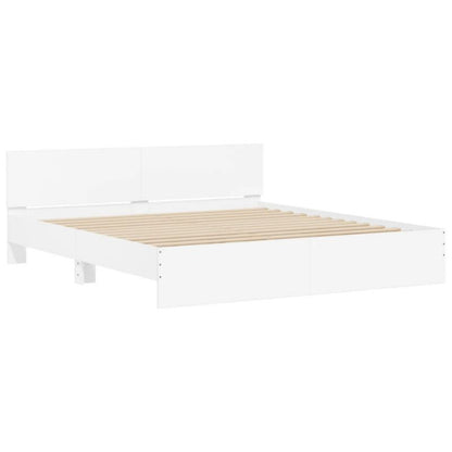 Træseng 180x200 cm Hvid WM-3207462