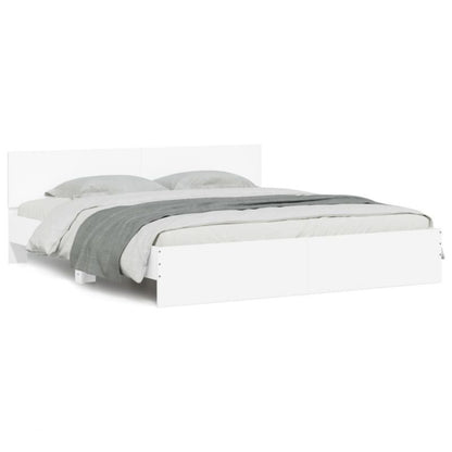 Træseng 180x200 cm Hvid WM-3207462