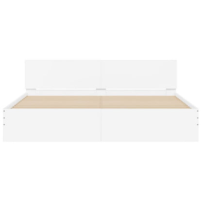 Træseng 180x200 cm Hvid WM-3207462