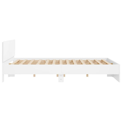 Træseng 180x200 cm Hvid WM-3207462