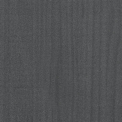 Træseng 200x200 cm Grå 5906452264197